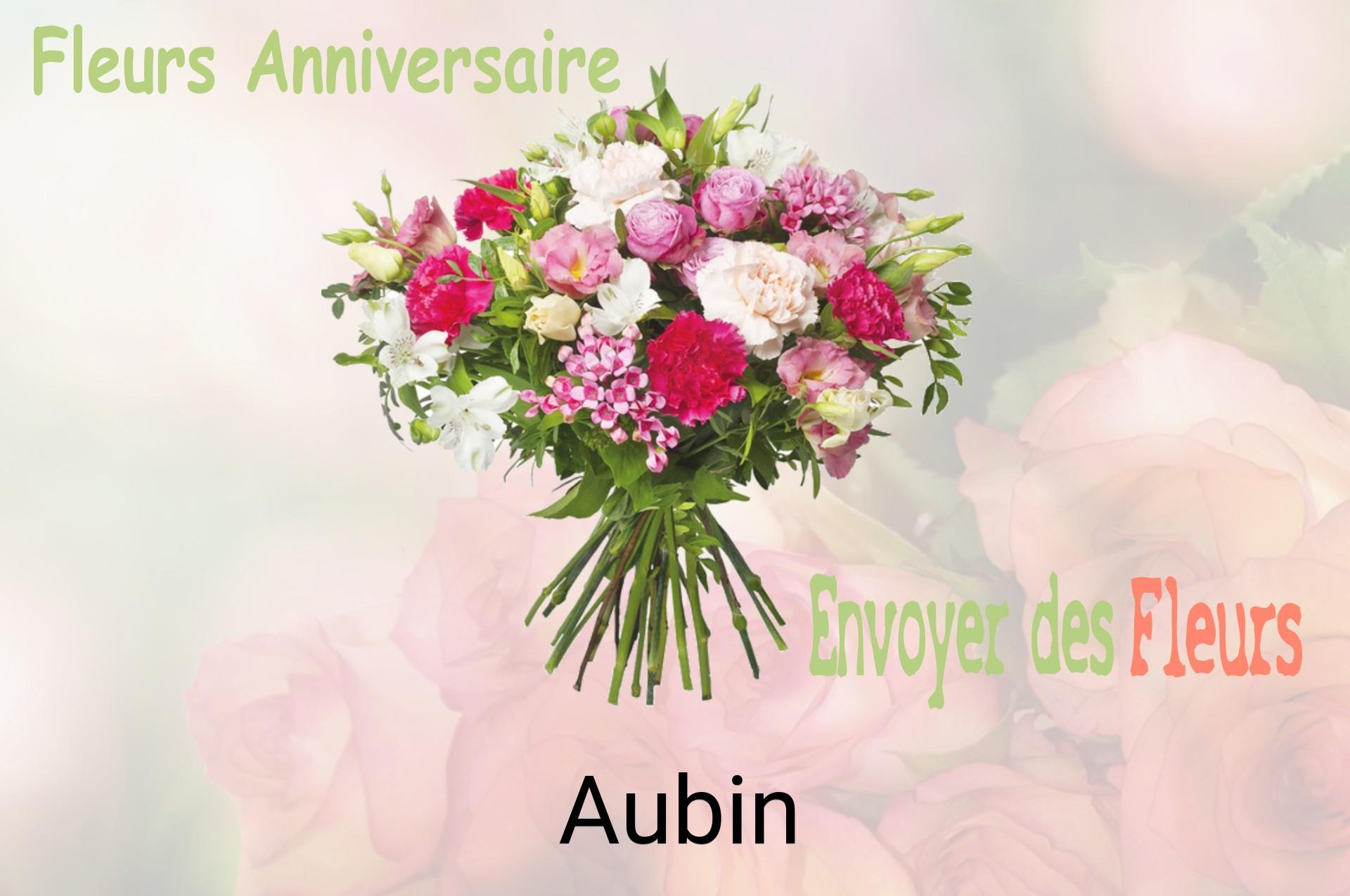 Bouquet de fleurs d’anniversaire livré à Aubin