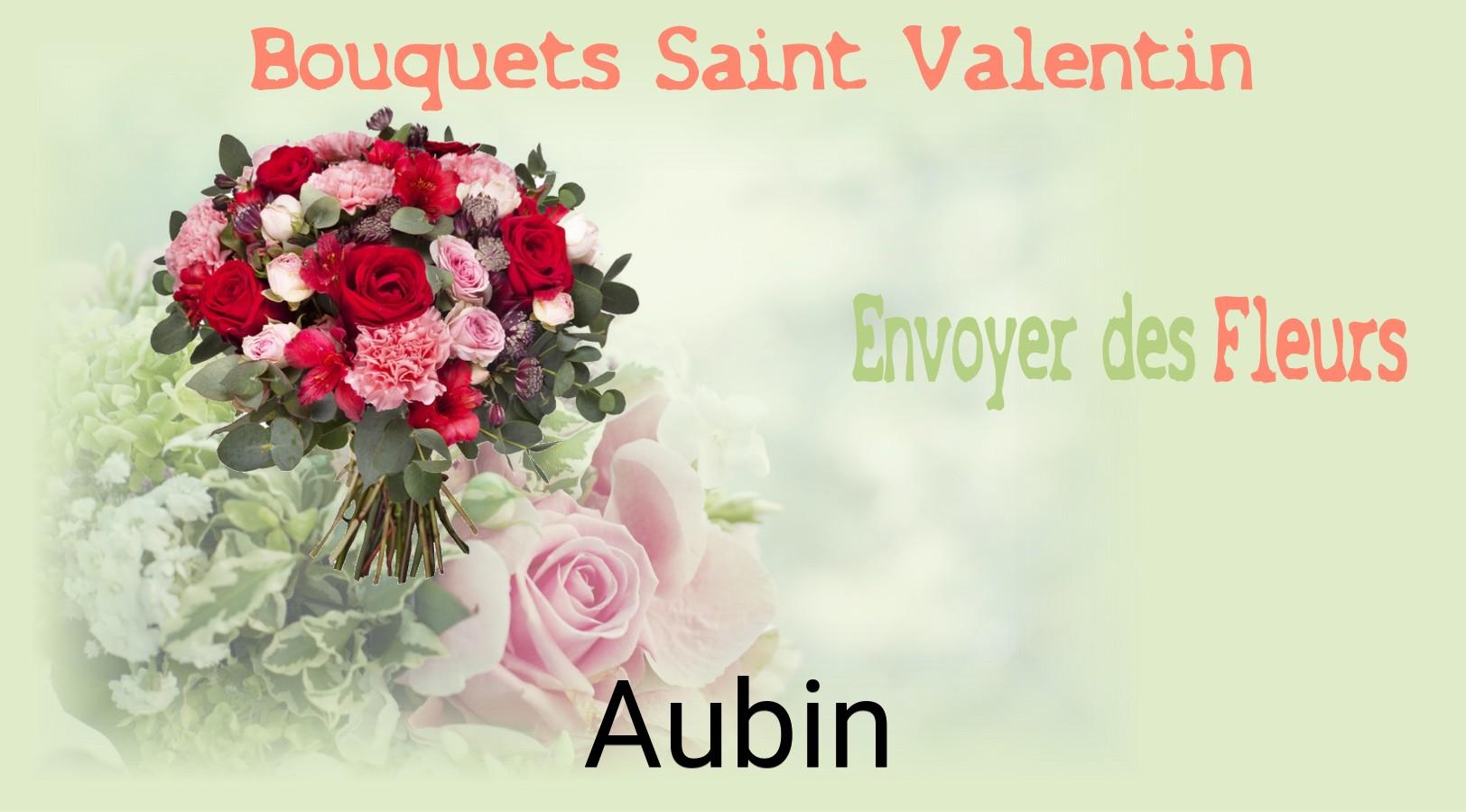 Roses de Saint-Valentin livrées à Aubin
